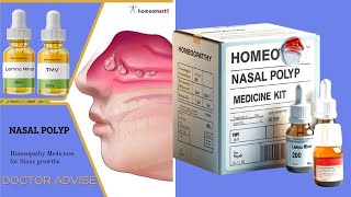 Top Homeopathy Medicines for Nasal Polyp Treatment [upl. by Alikahs]