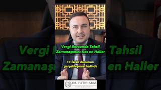 Vergi Borcunda Tahsil Zamanaşımını Kesen Haller [upl. by Anawit487]