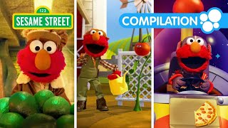 Elmo the Musical Songs about Pizza Guacamole amp Tomatoes  Sesame Street Compilation [upl. by Haile829]