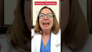 Hemophilia pathophysiology MedSurg  LevelUpRN [upl. by Neret]