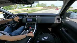 Range Rover Sport Driving Sunny Day POV [upl. by Wolfgram]