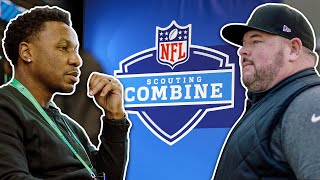 How Darren Sproles and Ryan Myers Evaluate the NFL Combine for the Eagles [upl. by Ellenaej]