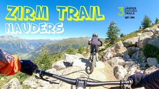 Zirm Trail  Nauders  3 Länder Enduro Trails  Full Run  GoPro  Blue Line [upl. by Eilssel]