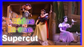 All Snow White rides cut together to create the ultimate attraction [upl. by Rosenblatt298]