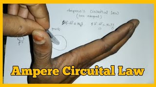 Amperes Circuital Law with proof  Moving Charges amp Magnetism 12 bsc 1st  bsc 2nd year [upl. by Acihsay]