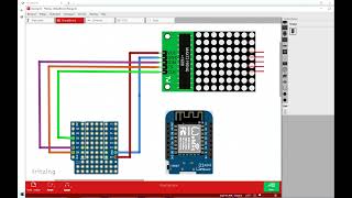 ESP EASY MAX7219 basic display with ntp clock [upl. by Ettesoj]