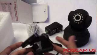 Foscam FI8918W Wireless IP Camera Unboxing [upl. by Ecirted115]