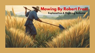 Mowing by Robert Frost Explanation and Rhyming Scheme [upl. by Amye]