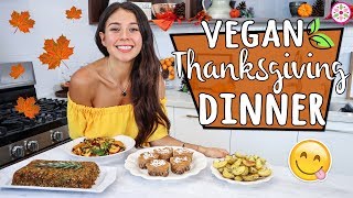 THANKSGIVING DINNER 🧡Vegan And Easy  Yovana [upl. by Beattie]