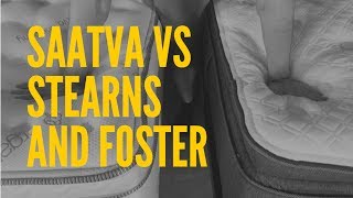 Saatva Vs Stearns and Foster [upl. by Haldis715]