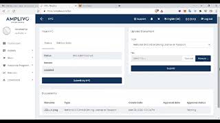 Como subir tu KYC y documentación en tu oficina virtual de Amplivo [upl. by Waers118]