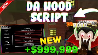 NEW Da Hood Script PASTEBIN 2024 MONEY AUTOFARM GODMODE AIM ASSIST [upl. by Yhprum231]