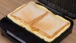 sandwich bread recipe  sandwich maker recipes [upl. by Nivled]