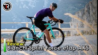 Bianchi Sprint Force eTap AXS Review [upl. by Shaine]