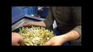 86 Cleaning and Polishing of Brass Casings [upl. by Hassett643]