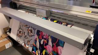 Roland EJ 640 DECO digital wallpaper printing 10m rolls 170gsm non woven wallpaper [upl. by Malo]