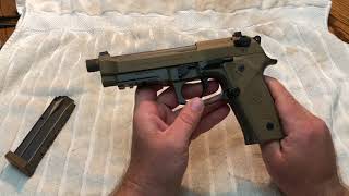 Beretta M9A3 Review and Cleaning [upl. by Anaicilef]