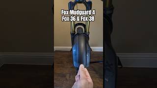 How to Install Fox Mudguard on fox36 and fox38 Forks [upl. by Zealand]