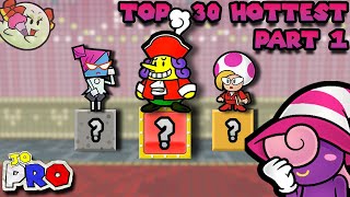 Top 30 Hottest Paper Mario Characters Part 1 [upl. by Girovard]