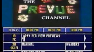 Prevue Channel on Paragon Cable with Christmas Cookies Idents [upl. by Hoffer]