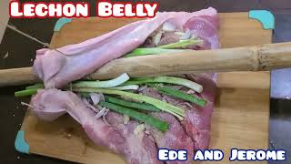 Lechon Belly Recipe  cooked in Charcoal [upl. by Cod]