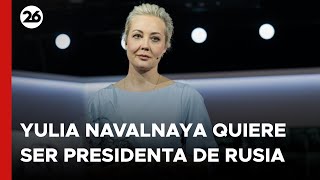 La viuda de Navalni Yulia Navalnaya quiere ser presidenta de Rusia [upl. by Ddahc]