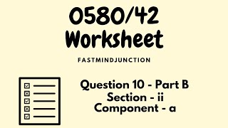 058042  Worksheet Q10biia  Given that A∩B∩C  261418 list the members of C [upl. by Stannwood]