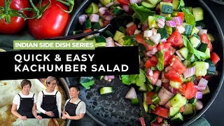 Super Easy Kachumber Salad Recipe You Cant Mess Up [upl. by Wyne57]