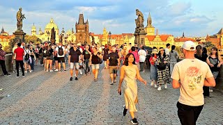 Prague Czech Republic 🇨🇿 4K Charles Bridge [upl. by Noellyn]