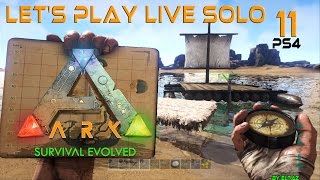 ARK Survival Evolved PS4FR Lets play Live solo 11 [upl. by Soni355]