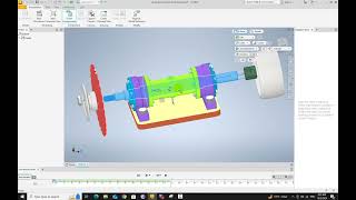 Animation using Inventor 2025 [upl. by Anyrb]