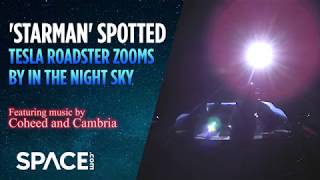 Observatory Sees Tesla Roadster in Space feat Coheed and Cambria Music [upl. by Suolkcin452]