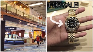 SHOPPING FOR ROLEX AT THE AIRPORT DUTY FREE 2024 rolex [upl. by Lemuel318]