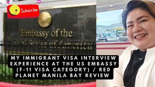 My Immigrant Visa Interview Experience with US Embassy  Red Planet Hotel Review [upl. by Anekam]