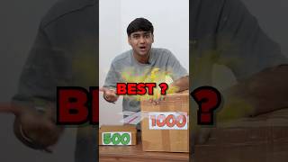 ₹500 VS ₹1000 MYSRTY BOXES [upl. by Suedama355]