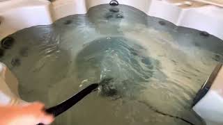 Hot Tub drain and refill video 1 of 5  Blair’s House in St Peter’s [upl. by Cowles]