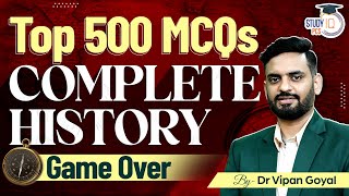 Complete Indian History Top 500 MCQs Marathon For Competitive Exams  History Marathon Class [upl. by Ailadi]