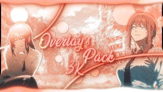 My Overlay Pack 2 quot35K Specialquot ✨ For Your Amv  Free [upl. by Yboc]