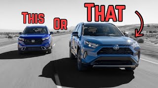 2025 Toyota RAV4 Hybrid VS Honda CRV Hybrid The Upsetting Comparison… [upl. by Umberto]