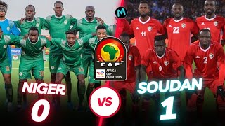 NIGER 0 VS SOUDAN 1  ELIM CAN MAROC 2025 [upl. by Lyrrad]