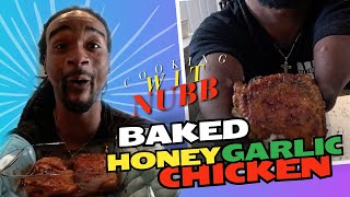 I Made Baked Honey Garlic Chicken [upl. by Eibber]