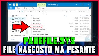 COME ELIMINARE IL FILE quotpagefilesysquot CHE SI NASCONDE SUL DISCO LOCALE C viral guide pc [upl. by Nova464]