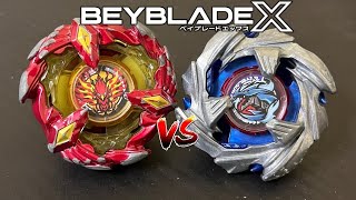 COBALT DRAGOON VS PHOENIX WING  HEAVY ATTACKS  BEYBLADE X [upl. by Sayers570]