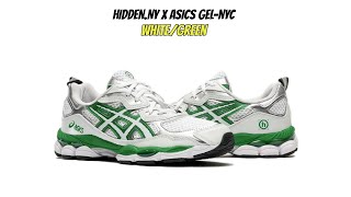 HIDDENNY X ASICS GELNYC WhiteGreen [upl. by Bernhard]