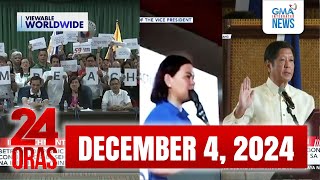 24 Oras Express December 04 2024 HD [upl. by Arymas91]