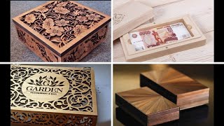 Exquisite wooden boxes Деревянные шкатулки [upl. by Flossy699]