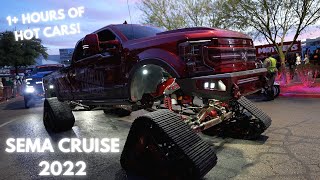 SEMA 2022  SEMA cruise  the hottest custom cars and trucks [upl. by Eiba]