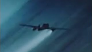 P51 Mustang shoots down ME262 and ME109  gun camera footage [upl. by Noivart]