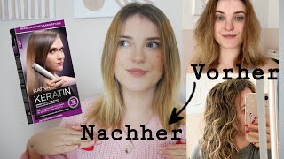 DIY Keratin Glättung zu Hause  Funktioniert das wirklich  Liv Singer [upl. by Chilt986]