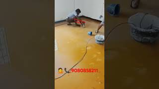 Colour oxide flooring work red oxide flooring [upl. by Aimej]